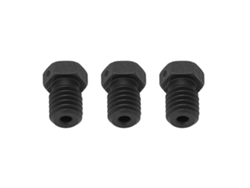3 Boquillas De Impresora 3d 0.4mm M6x12.5mm Acero Templado Resistente A Altas Temperaturas Para V6