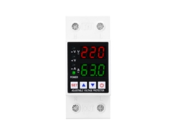Protector De Voltaje Inteligente Con Doble Pantalla Y Reinicio Automático, Con Protección Contra Sobretensión, Subtensión Y Sobrecorriente.