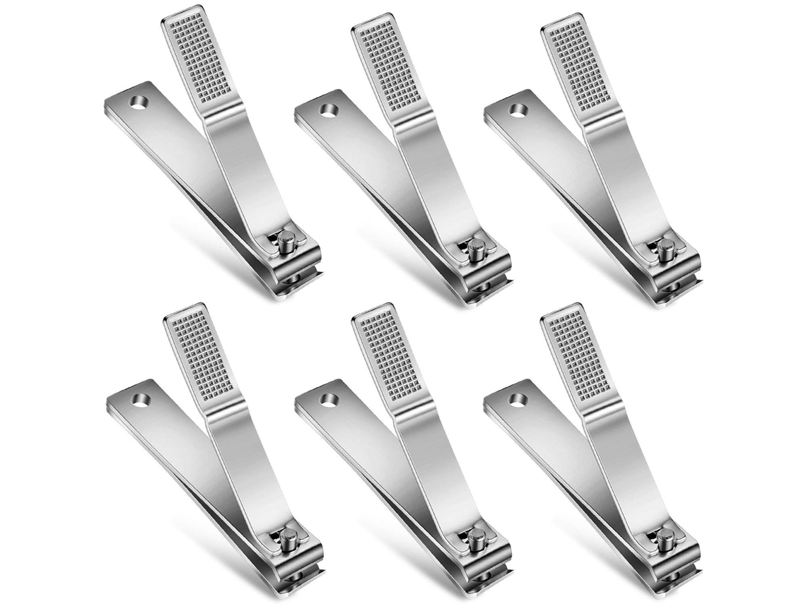 Cortaúñas grande de acero inoxidable para uñas gruesas