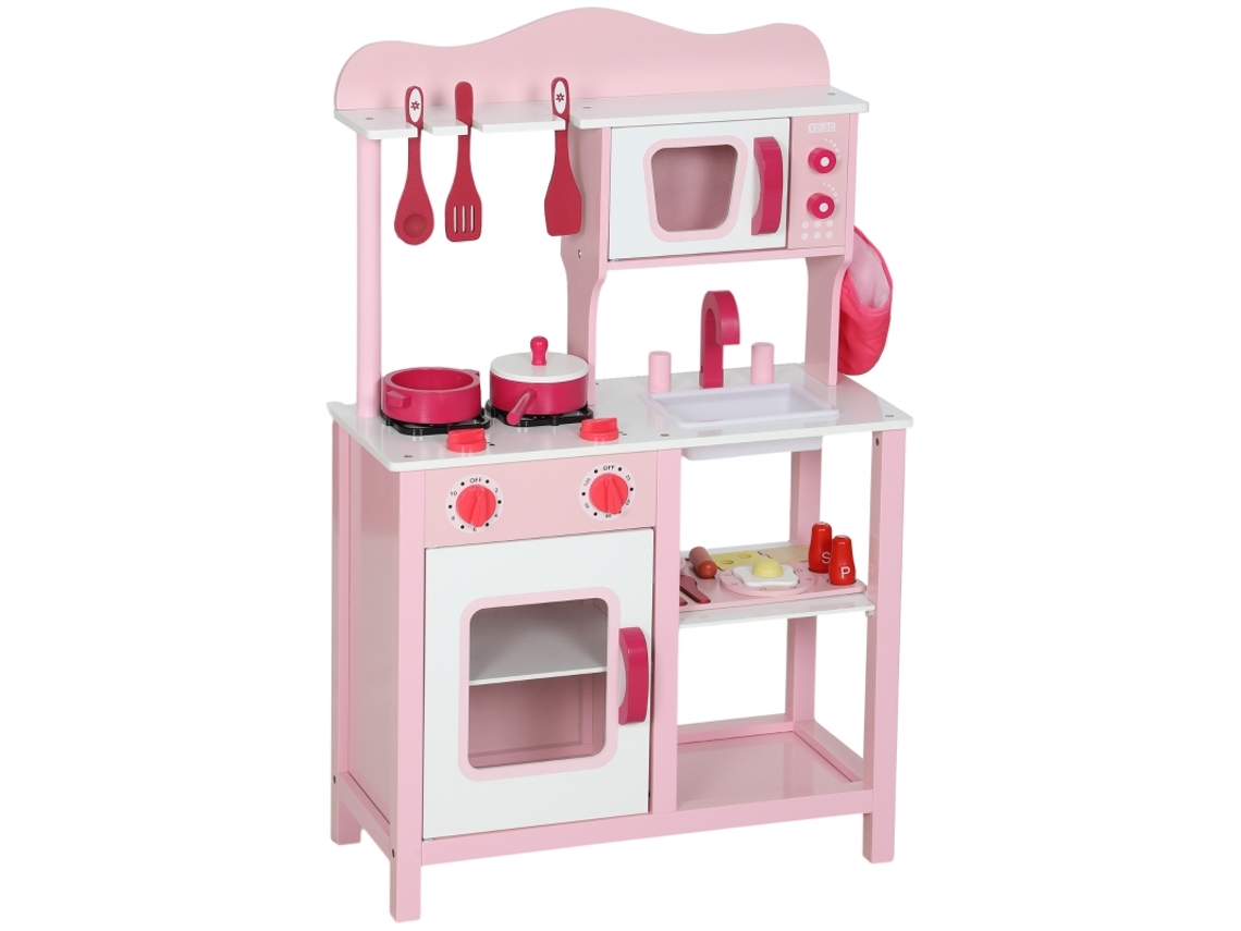 Electrodomésticos De Cocina De Madera, Compactos, Rosas.