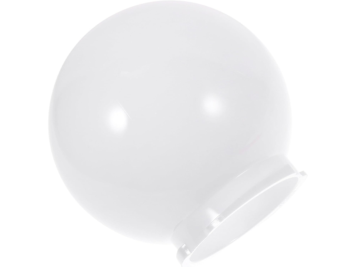Globo Redondo De Plástico Para Alumbrado Público, Cubierta Para Aplique De Pared Exterior, Montaje Con Clip, Para Patio.