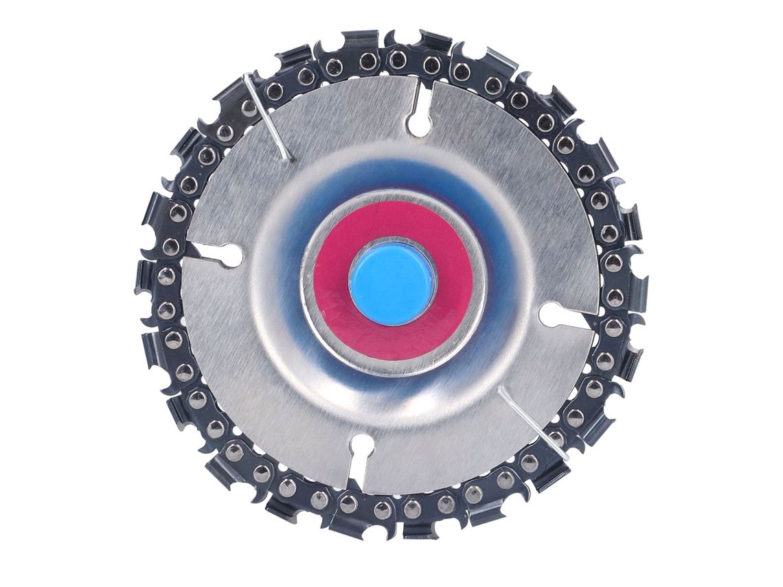 Disco De Cadena De 4 Pulgadas 22 Dientes Para Amoladora Angular Accesorios De Sierra Circular Acero Inoxidable 14000rpm Púrpura