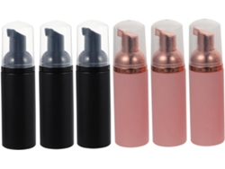 6pièces Flacons De Lotion Y Shampoing Rechargeables Con Pompe À Mousse Lot De Bouteilles Plasti...