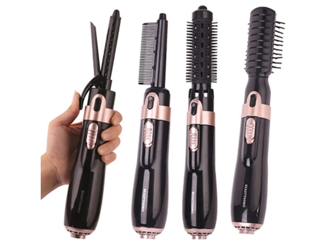Secador De Pelo 4 En 1 Con Cepillo, Kit De Peinado Y Cepillo Térmico Para Alisar, Dar Volumen Y Crear Rizos.