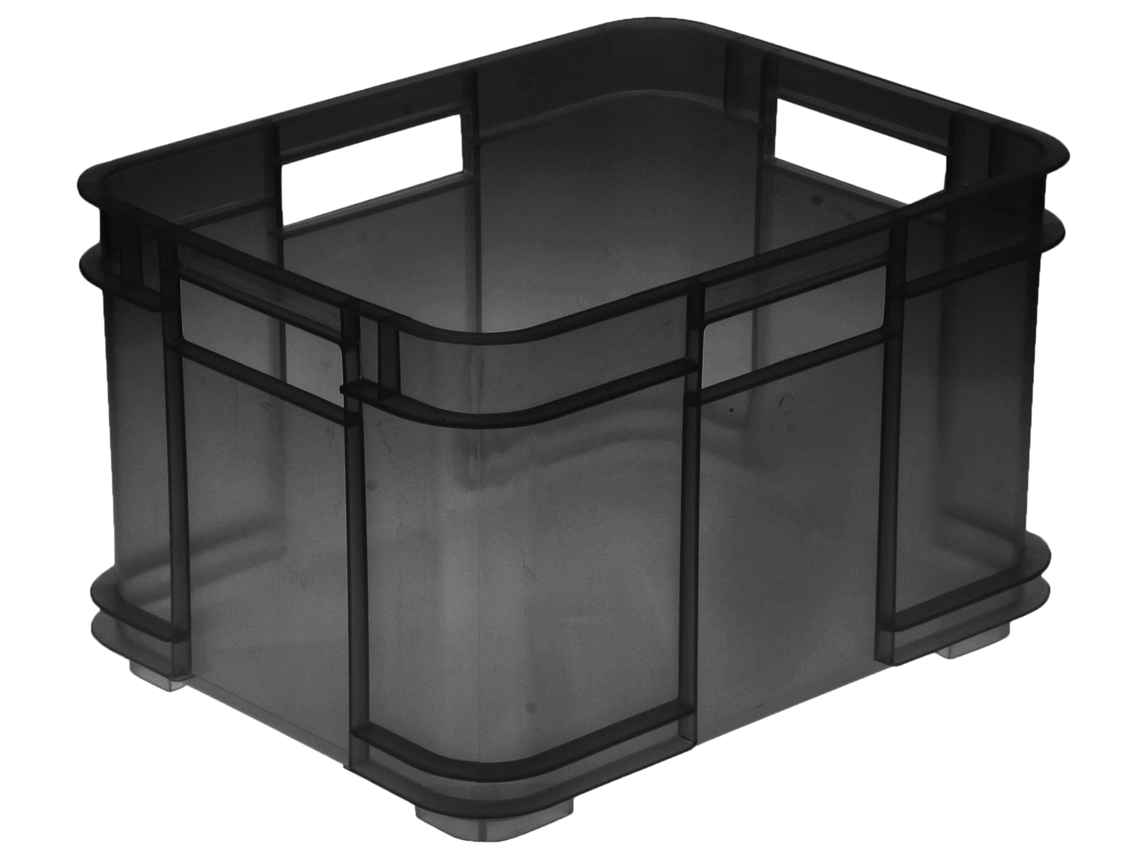 Caja de Almacenamiento Keeper Euro-Box M Bruno 16 Litros Gris KEEEPER