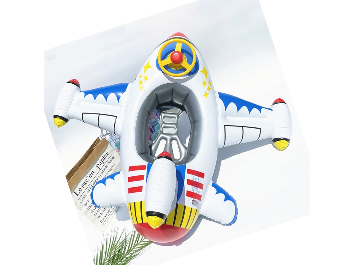 Pelota de natación para niños (forma de avión inflable grueso)