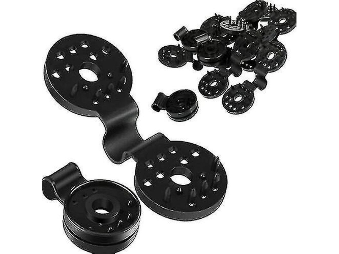 2026-40 Clip De Plástico Para Red De Sombra Redonda Clip Negro Multiusos Para Fixar Tela De Sombra Exterior Kkj