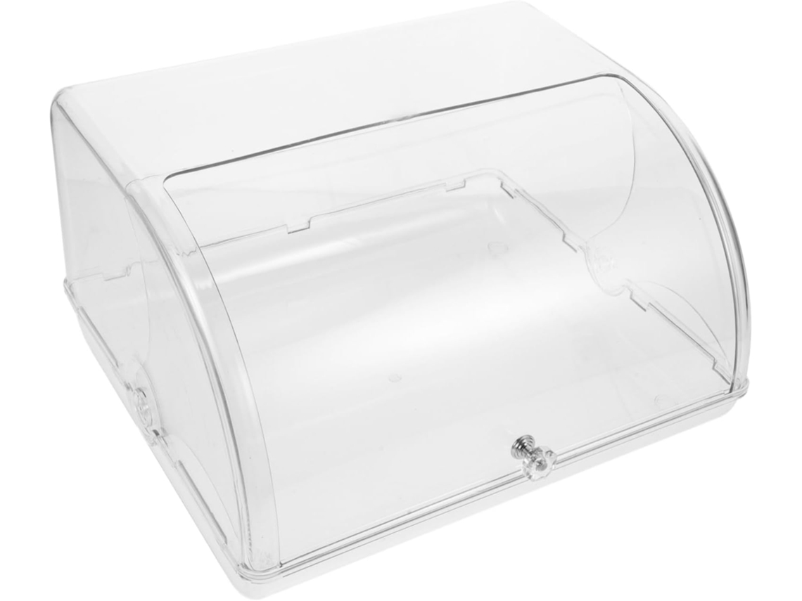 Tapa, Contenedor, Para Cocina, Panera De Plástico Con Tapa Enrollable Para