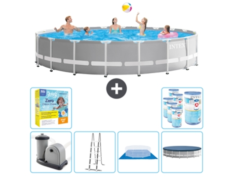 Piscina Tubular INTEX 26756GN-CB47 (32695 L - 610x132cm)