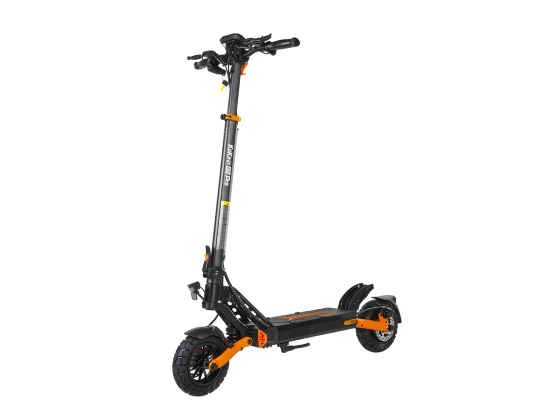 Patinete eléctrico plegable Kukirin G2 Pro Abe, 500 W, autonomía de 65 km, velocidad máxima de 20 km/h con doble freno.
