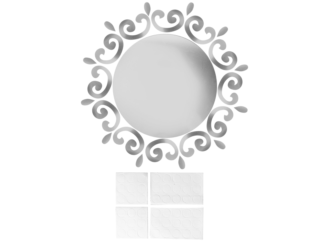 Adhesivo de pared con espejo 3D innovador y extraíble para dormitorio, decoración del hogar Kofihety