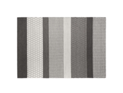 Alfombra de pelo corto BELIANI Akkaya de Lana Gris 160x220