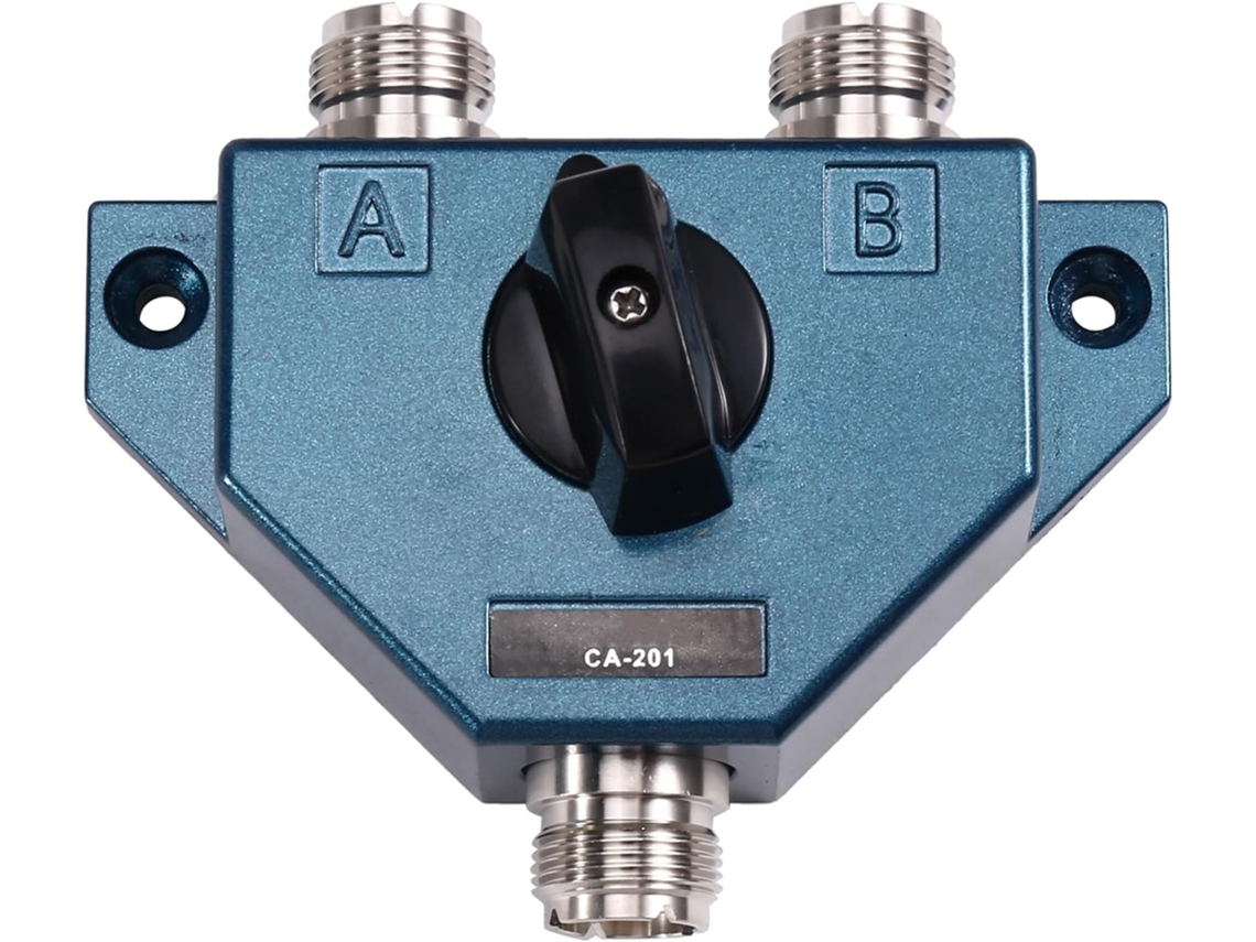 Adaptador De Conector Uhf Ca201 Para Antena De Radioaficionado, Conmutador Coaxial De 1,8-600 Mhz, Manual.