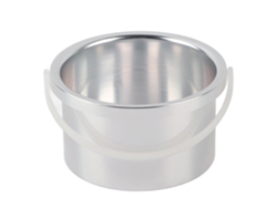 2026-olla De Reemplazo Para Máquina De Cera 4.13in, Aluminio, Calentamiento Rápido Y Uniforme, Olla Interna De Cera Plateada