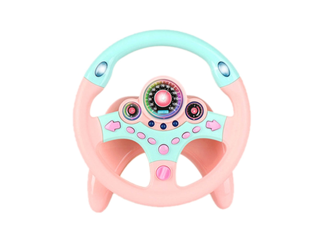 Volante de juguete ATS para niños, juguete educativo de simulación de conducción con rotación de 360 grados, extraíble, para niños de 3 años en adelante, tipo 2.