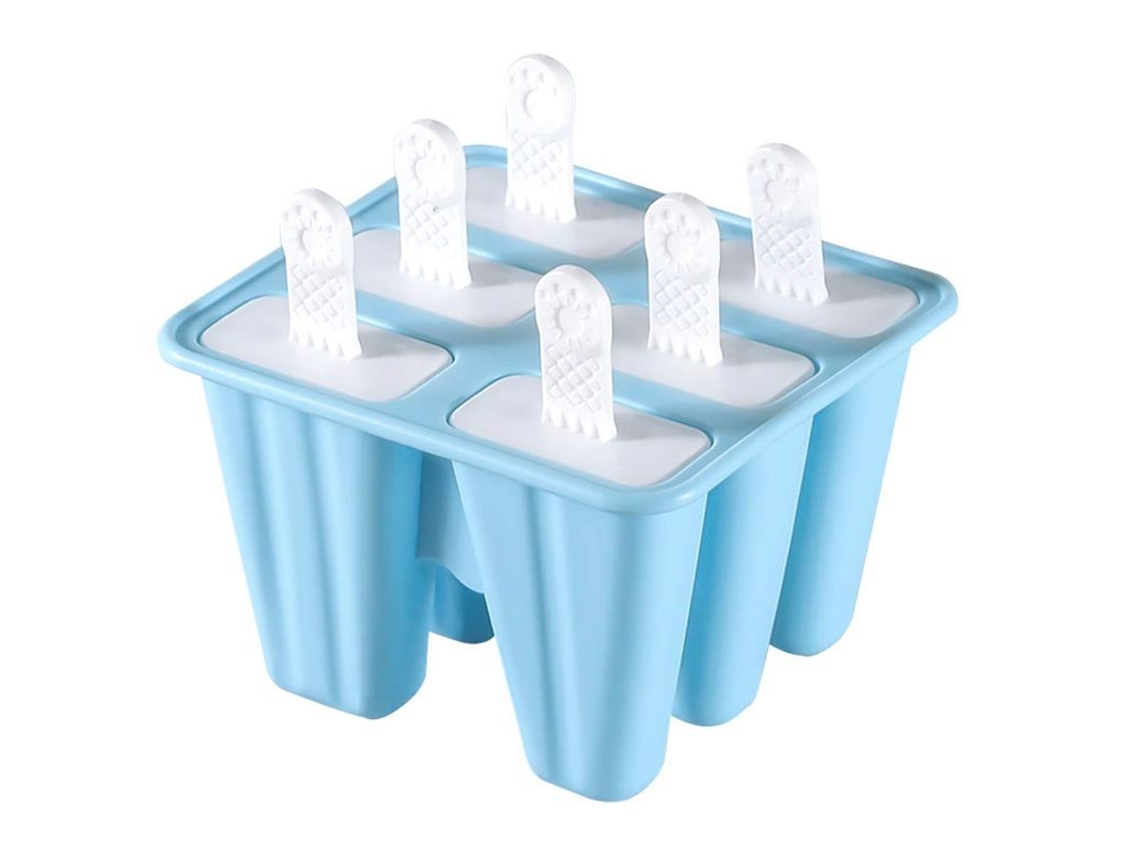 2026-33818-moldes De Helado De Silicona Reutilizables, 6 Unidades, Para Paletas Congeladas, Bpa Free