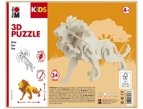 Puzzle MARABU 0317000000022 Puzle 3D 34 pieza(s)