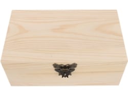 Madera Pintar Cierre Frontal Almacenamiento Bisagras Joyería Manualidades Fiestas Madre Caja Día