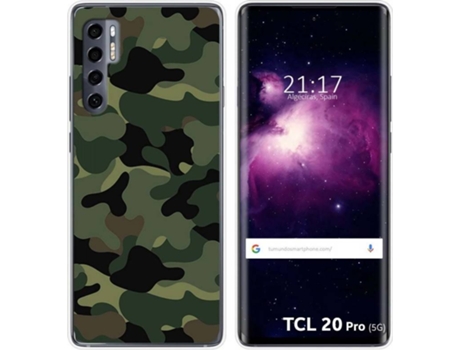 Carcasa TCL 20 Pro 5G TUMUNDOSMARTPHONE Camuflaje Multicolor