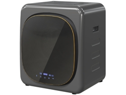 Mini secador de pelo 4 kg 800w con pantalla táctil LED, ventilado, gris
