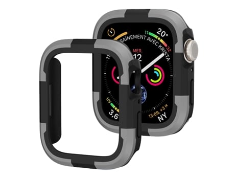Apple Watch Series SE 2, 6, SE y 5 y 4, caja de reloj Armor Frame de 40 mm (gris)