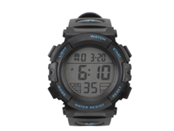 Reloj Digital Para Hombre Con Calendario Y Alarma, Resistente Al Agua, Luz Nocturna, Deportivo, Para Exteriores, Azul.