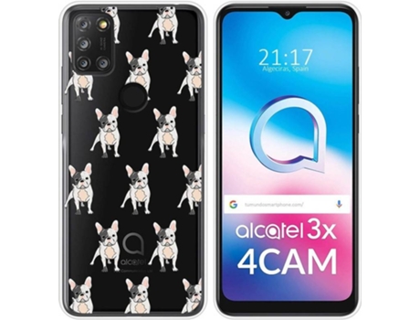 Carcasa Alcatel 3X 4CAM TUMUNDOSMARTPHONE Dibujos Transparente Perros 12 Multicolor