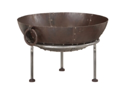 Brasero Vidaxl Hierro Marrón (ø 55 Cm)