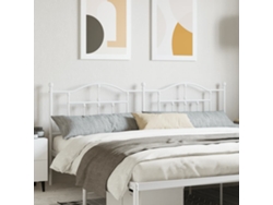 Cabecero De Metal Blanco 200 Cm
