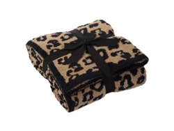 Manta Media De Terciopelo Y Lana Para Niños Con Estampado De Leopardo, Manta Acolchada Con Forro De Fleece, Manta Sin Suela Con Diseño De Leopardo