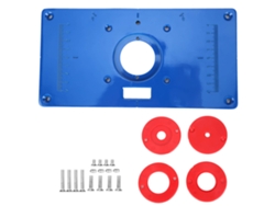 Placa De Inserción De Aluminio Para Mesa Abatible De Fresadora Multifuncional Para Trabajar La Madera