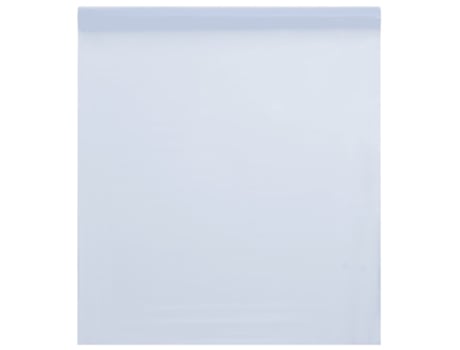 Lámina de ventana esmerilada PVC blanco transparente VIDAXL (2000 x 45 x 0.011 cm)