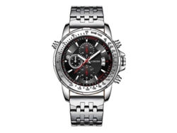 Reloj de cuarzo multifuncional Ochstin 7261 para hombre con correa de acero Hengrongshen