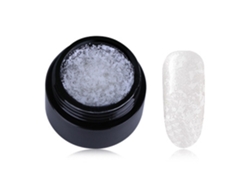 Gel De Uñas Uv Snowflake Shine 8 Ml, Herramienta Para Manicura Artística, Color Blanco.
