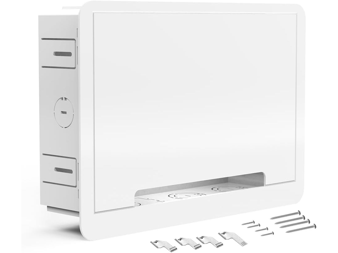 Unidad Multimedia Para Tv De Montaje En Pared Con Gestión De Cables, 23 Cm, Doble Uso: Tv/cine En Casa.