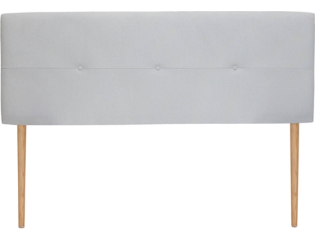Cabecero DHOME Tapizado (Gris - Tela - 105 x 5 x 105 cm)