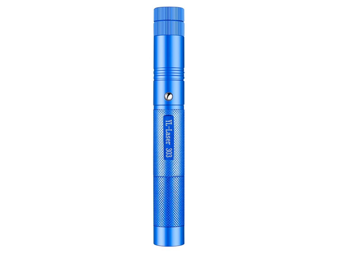 CHRUI 303 Puntero Láser Vista Enfoque Ajustable Láser Estrella Estrellada Linterna Azul
