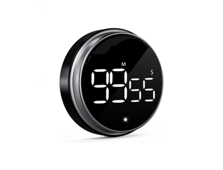 Temporizador digital magnético para cocinar en la cocina Plata