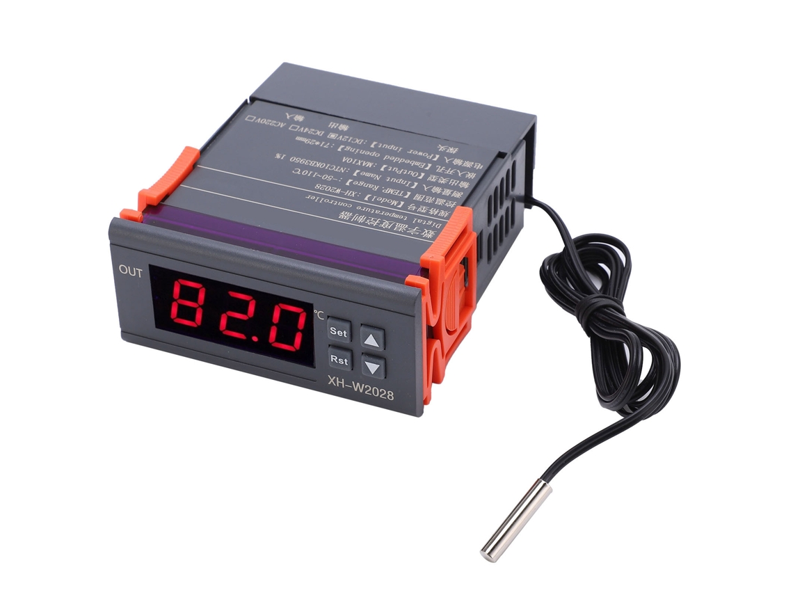 Controlador Digital De Temperatura Con Termostato De Precisión De 0,1 ℃ Para Refrigerador Y Congelador Dc12v