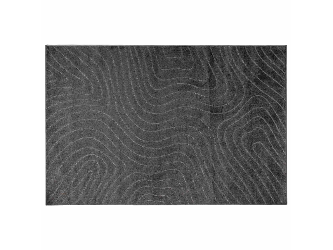 Alfombras De Área Palmeras Antracita 340 X 240 Cm Poliéster