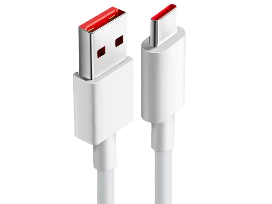 Cable De Datos Compatible Con La Carga Rápida Turbo De Xiaomi, Conector Usb-c, 1 M, Color Blanco.