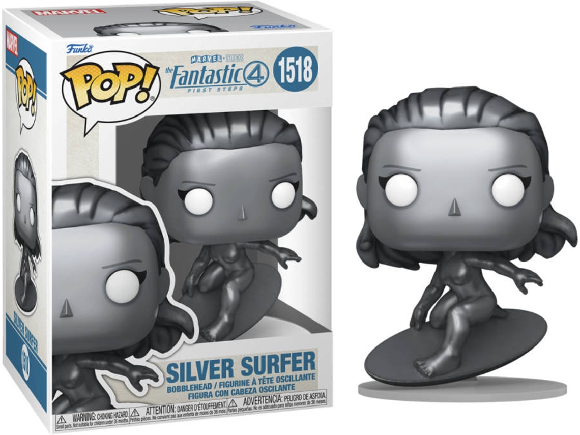 Figura FUNKO Pop! Buddy: Los 4 Fantásticos - Silver Surfer (Posible Chase)