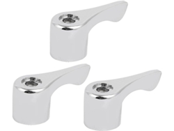 Kit De Manija Universal De Aleación Para Grifo. Adaptador De Tono Plateado.