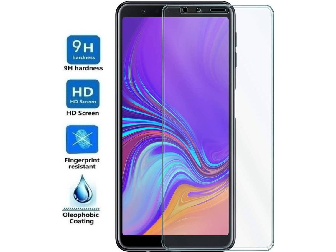 Protector Cristal Templado Samsung Galaxy A7 2018 HONGWE.