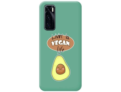 Carcasa Vivo Y70 TUMUNDOSMARTPHONE Silicona Líquida Dibujos Verde