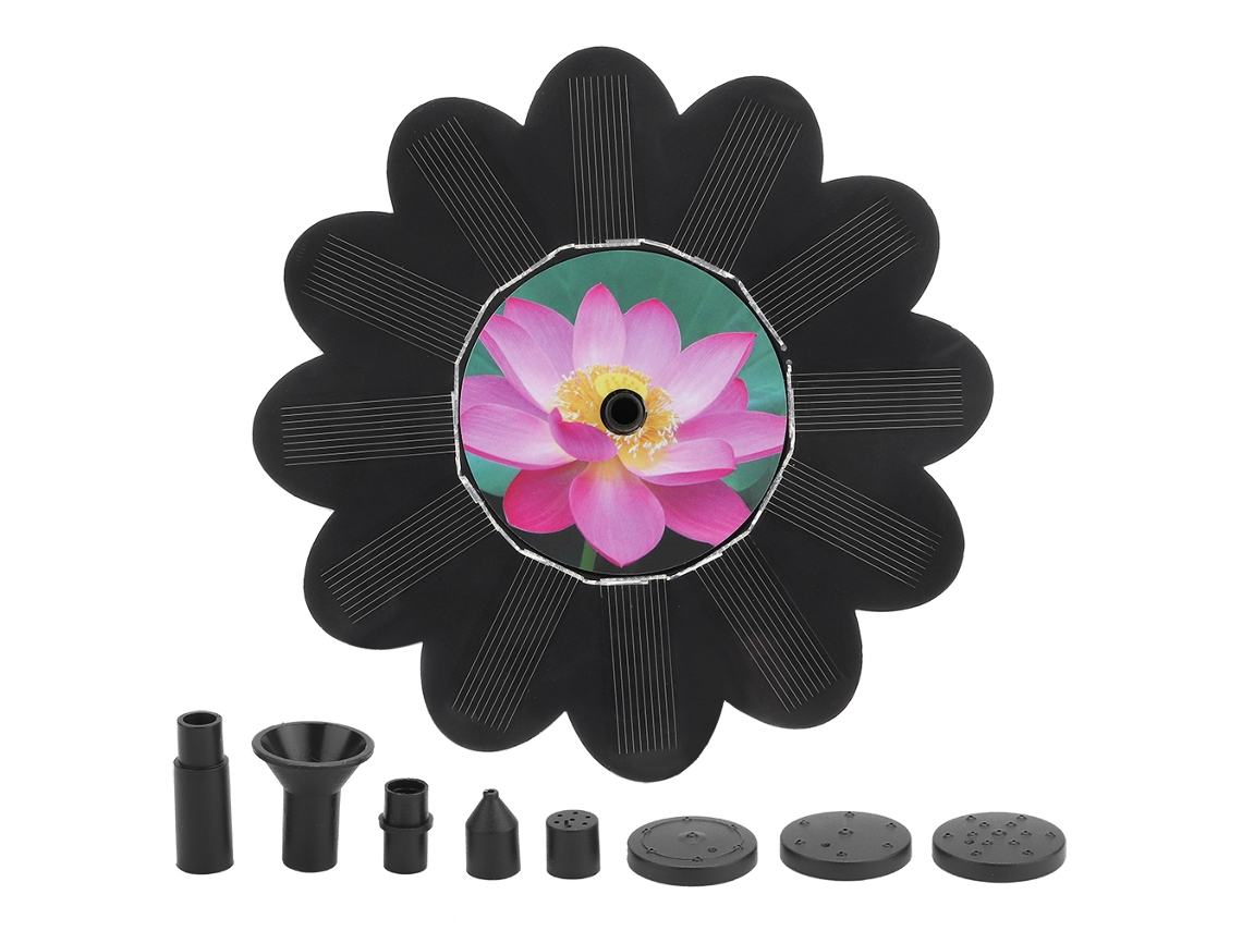 Fuente Solar Con Bomba De Agua De 6 V Y 1,4 W Para Decoración De Jardines Y Paisajes.