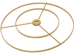 E27, Portalámparas Metálico Con Marco De Doble Anillo Para Pantalla De Lámpara, Ideal Para Lámparas De Araña.