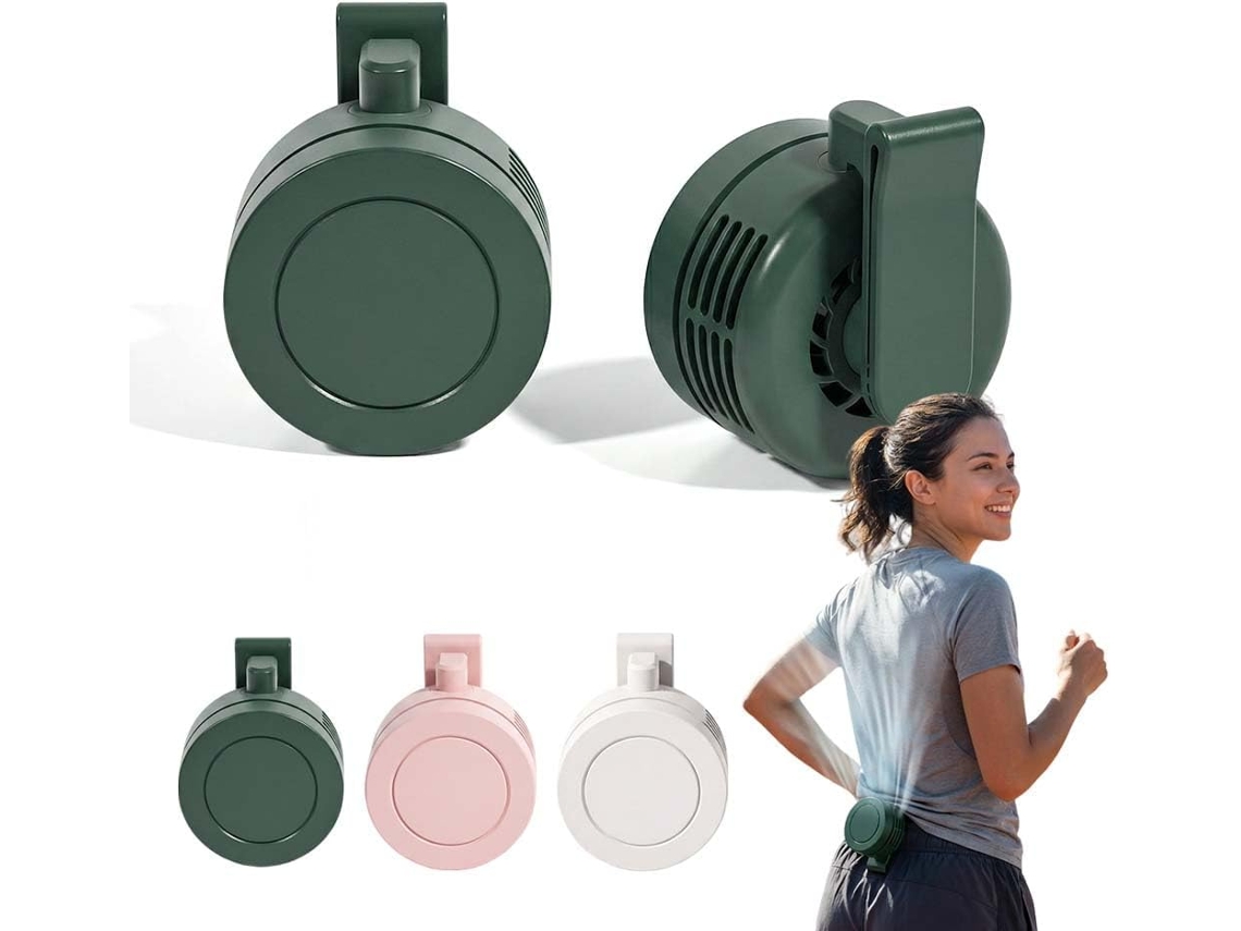 Mini Ventilador Con Clip - Mini Ventilador Usb - Mini Ventilador Silencioso - Verde