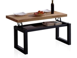 Mueble de Apoyo ABECEDARIO boreal – Negro (Madera - 120 x 47,5 x 60 cm)