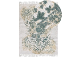 Alfombra de patrón oriental BELIANI Boyali de Viscosa Beige 160x230